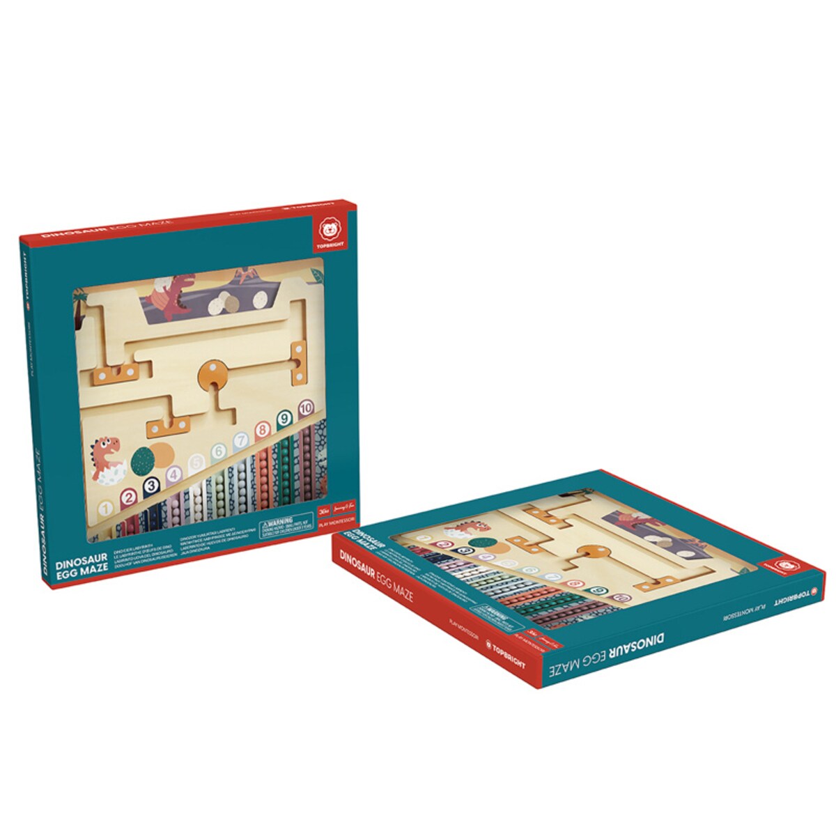 Jaja dinozaura zabawka magnetyczna dla dzieci z rysikiem 36 mies.+ Top Bright