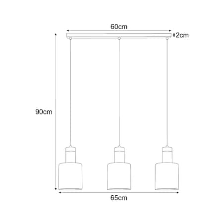 Lampa wisząca K-5258 z serii ALTO