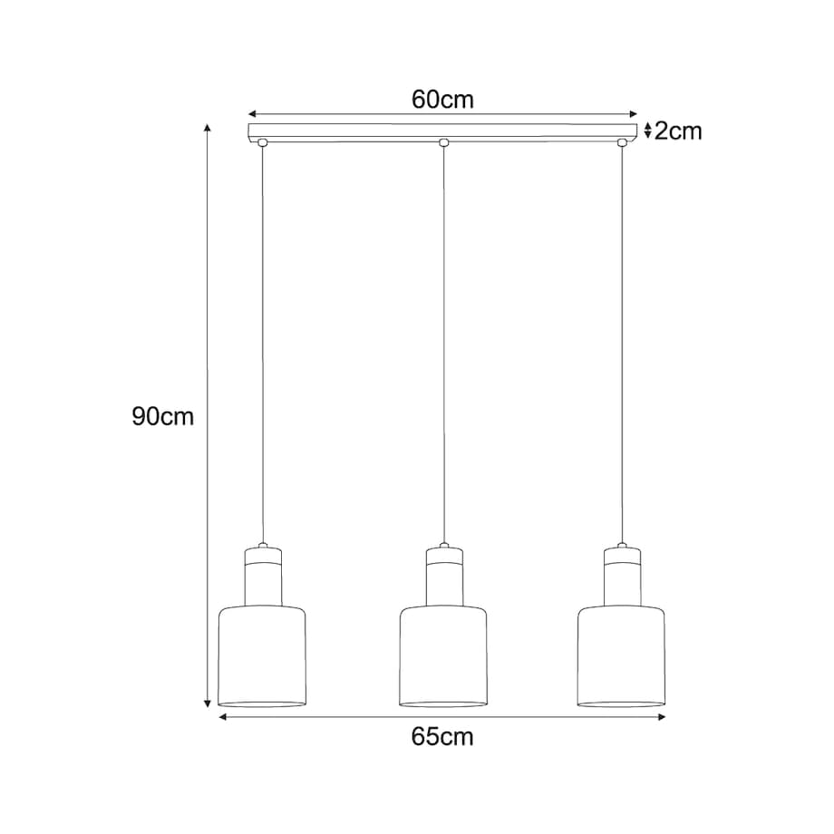 Lampa wisząca K-5258 z serii ALTO