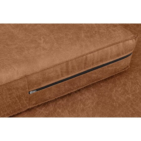 KONSIMO INVIA Sofa w stylu loft 2 osobowa kolor cognac