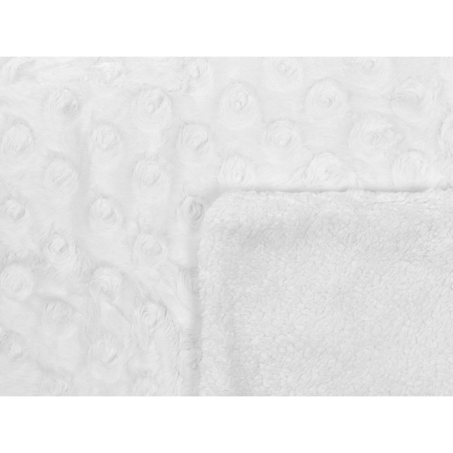 Narzuta na łóżko 150 x 200 cm biała KANDILLI