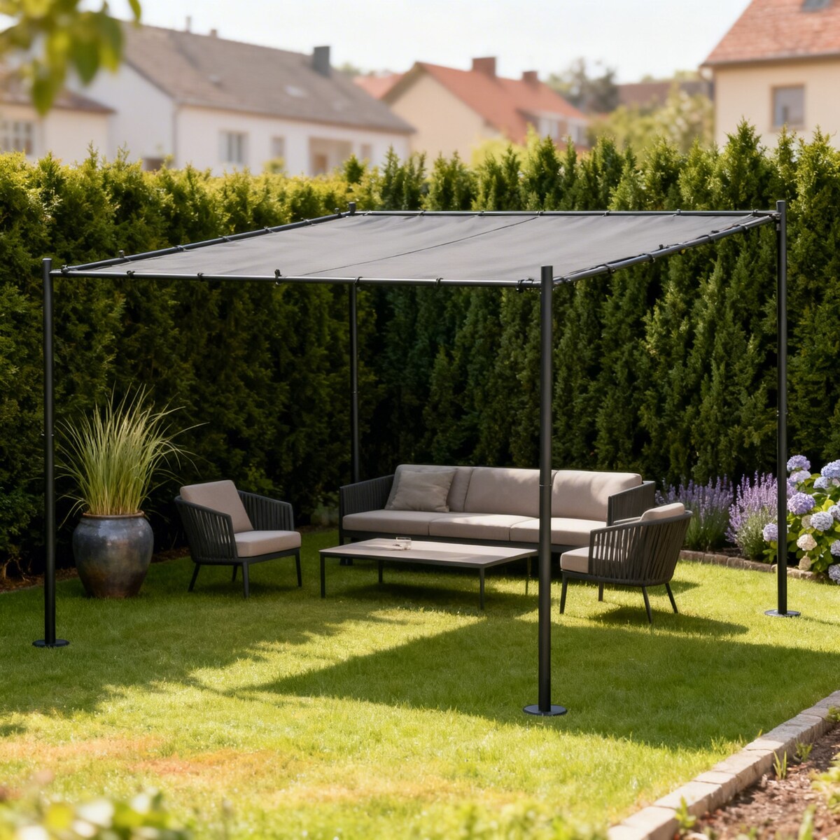 Pergola ogrodowa JUMI 2,5x2,5 m stalowa tarasowa