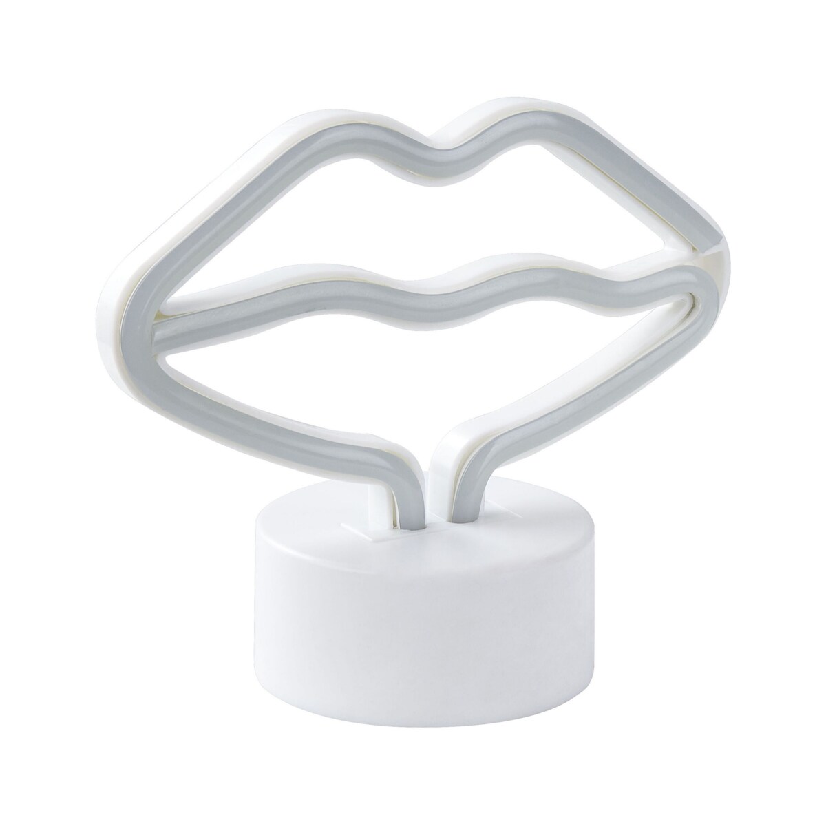 Neon LED usta różowy FLORA