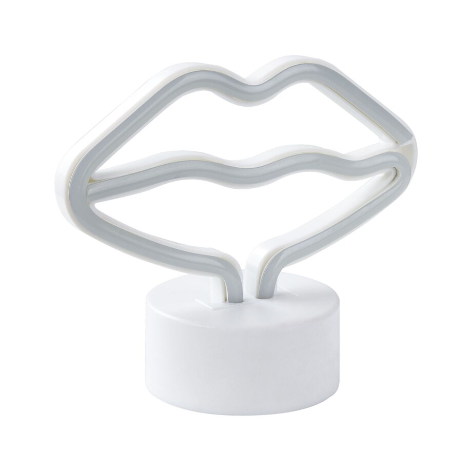 Neon LED usta różowy FLORA