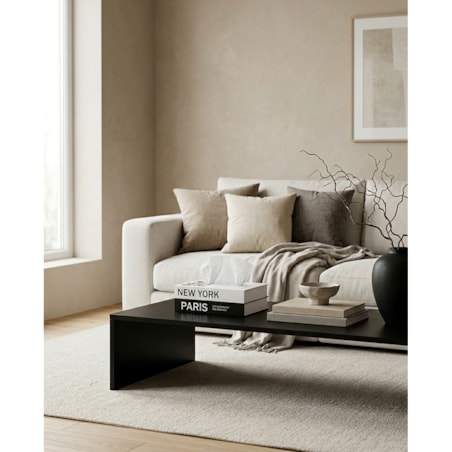 Pojemnik pudełko na chusteczki SHP BOOKER biały / czarny