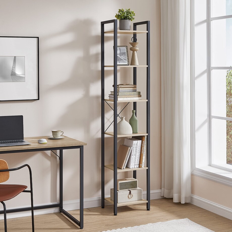 Regał 40X30X187,5 Cm Sonoma