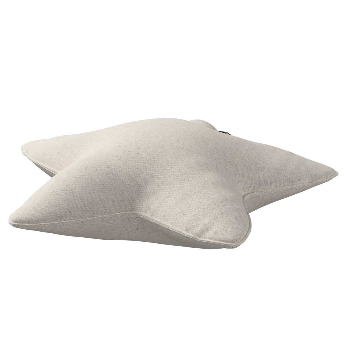 Poduszka Lucky Star, melanż szaro-beżowy, 52x15x52cm, Happiness