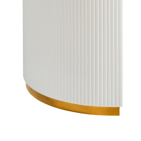 Stół do jadalni rozkładany DULVERTON Biały 160/200 cm 90 cm