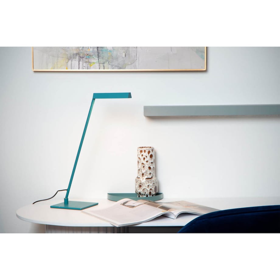 Młodzieżowa lampka biurkowa Lavale 44501/03/37 Lucide LED 3W 2850K niebieski