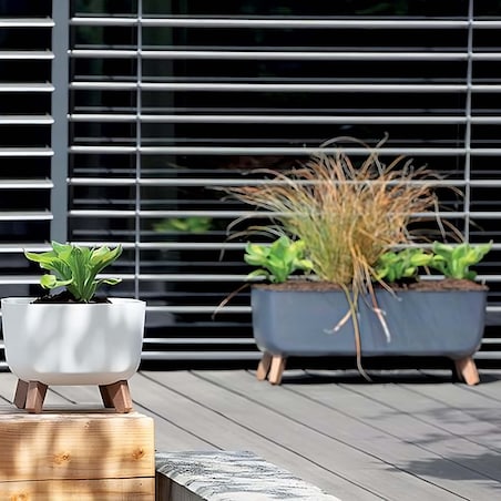 Doniczka Donica Ogrodowa Na Nóżkach Korytko 39Cm