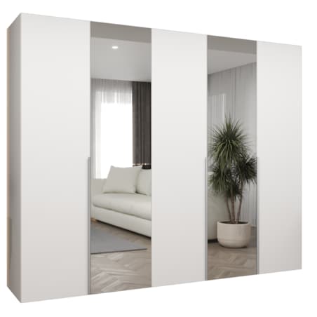 Szafa uchylna otwierana ALICANTE 2 250 wys. 202 cm Biały + u. Kaszmir