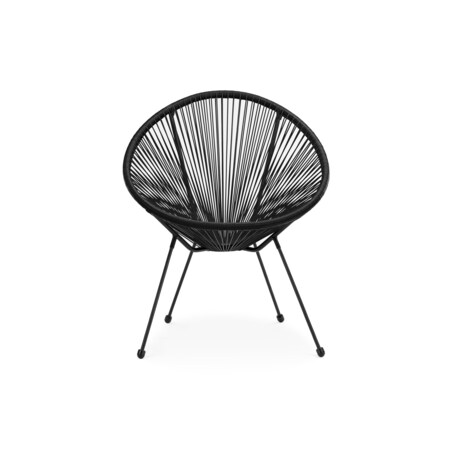 KONSIMO GROSTI Zestaw foteli rattanowych Acapulco, 2 sztuki, szary