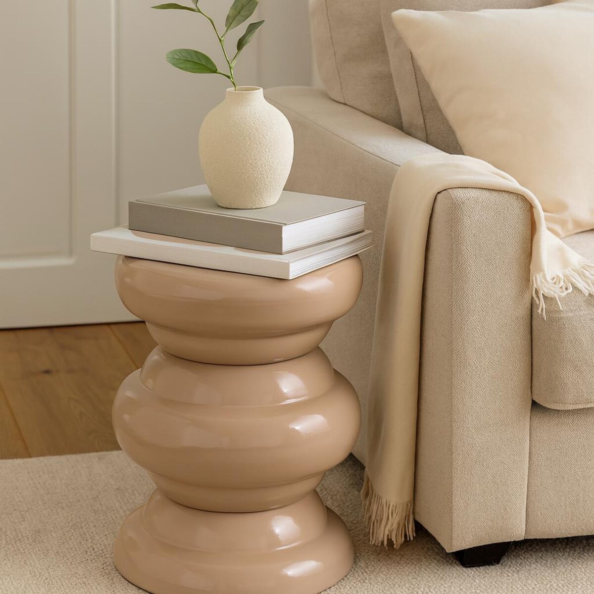 Stolik kawowy, metalowy, Ø 32 x 41,5 cm