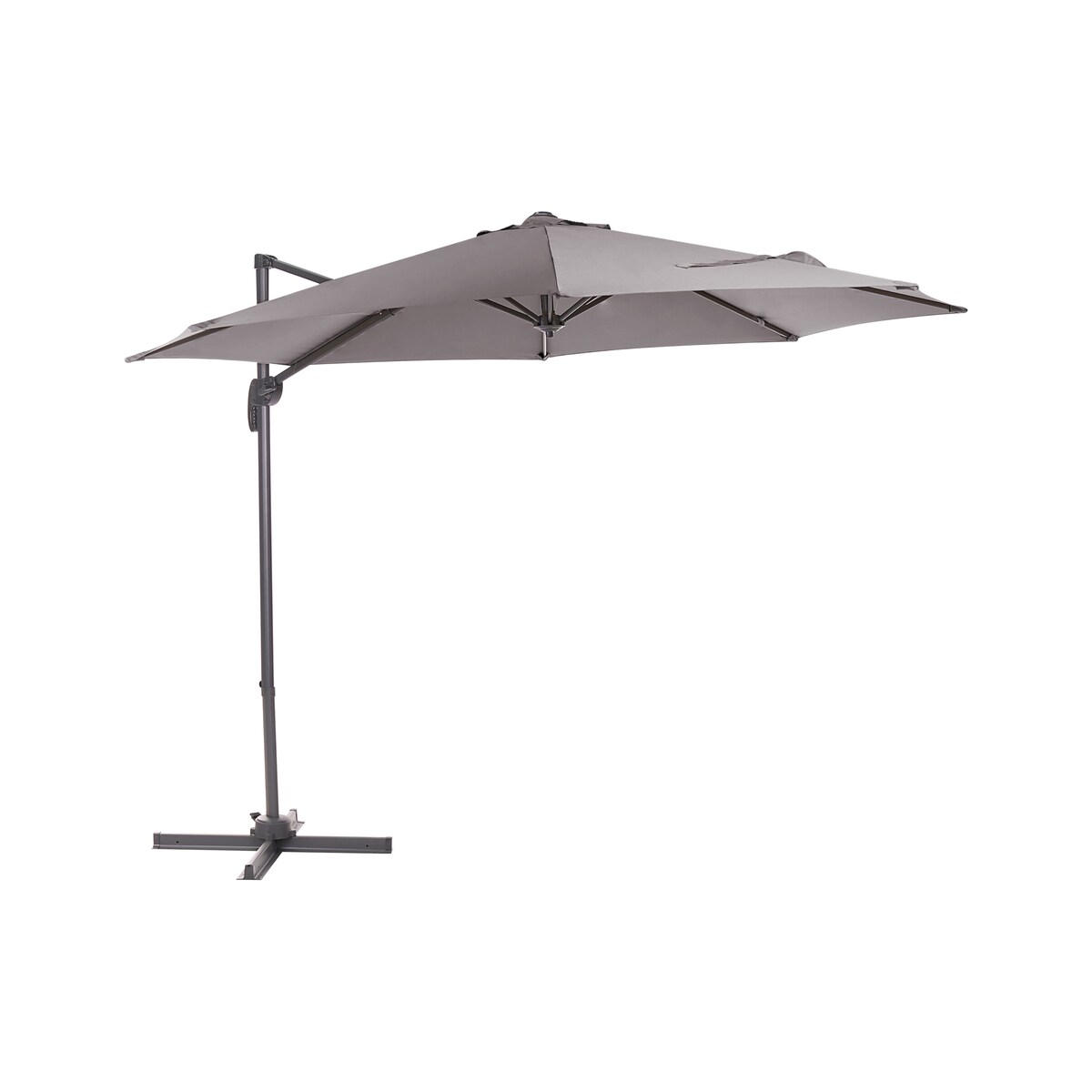 Parasol ogrodowy na wysięgniku 294 cm SAVONA Ciemnoszary