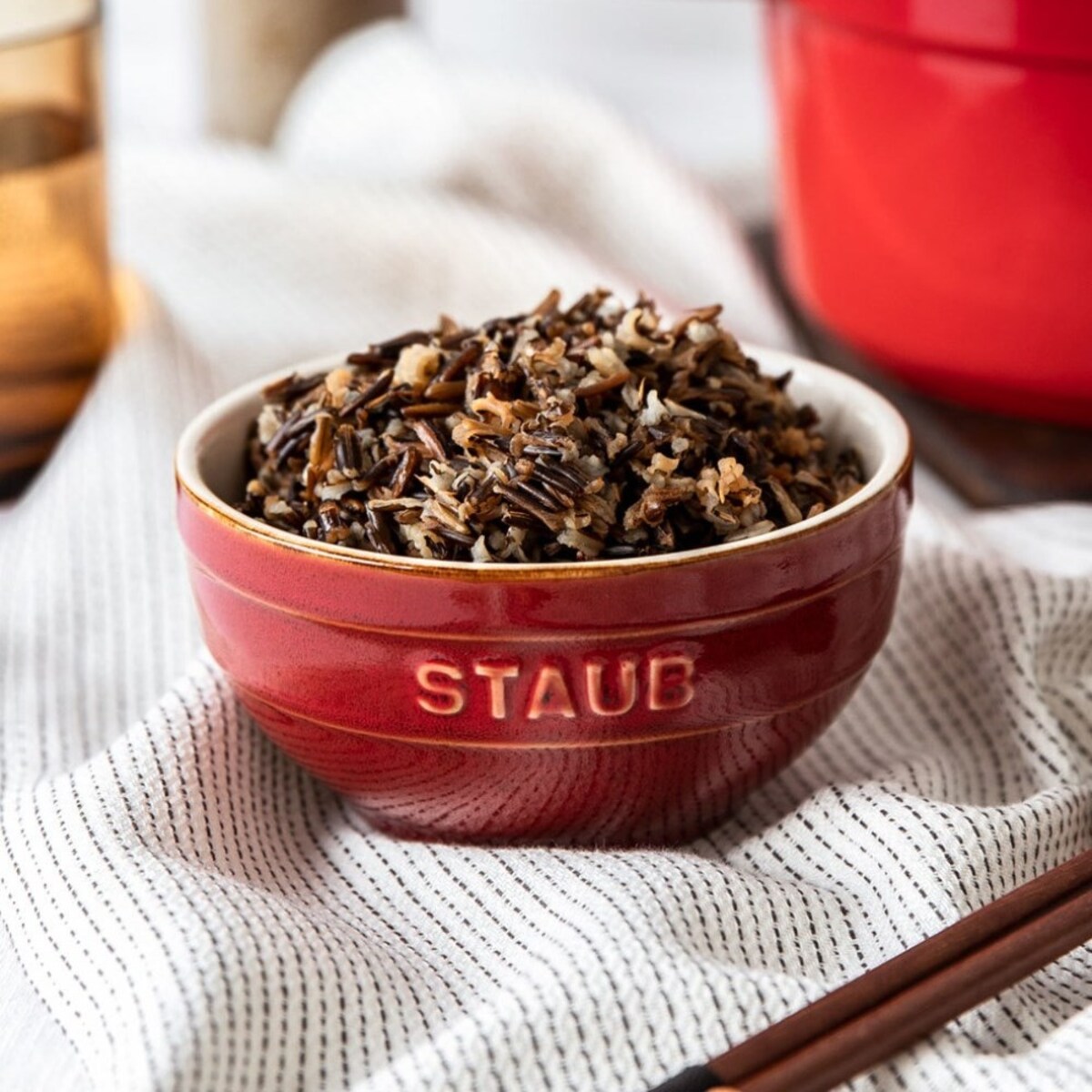 Staub Mini Ramekin Okrągły, 4 szt. - 200 ml, Czerwony