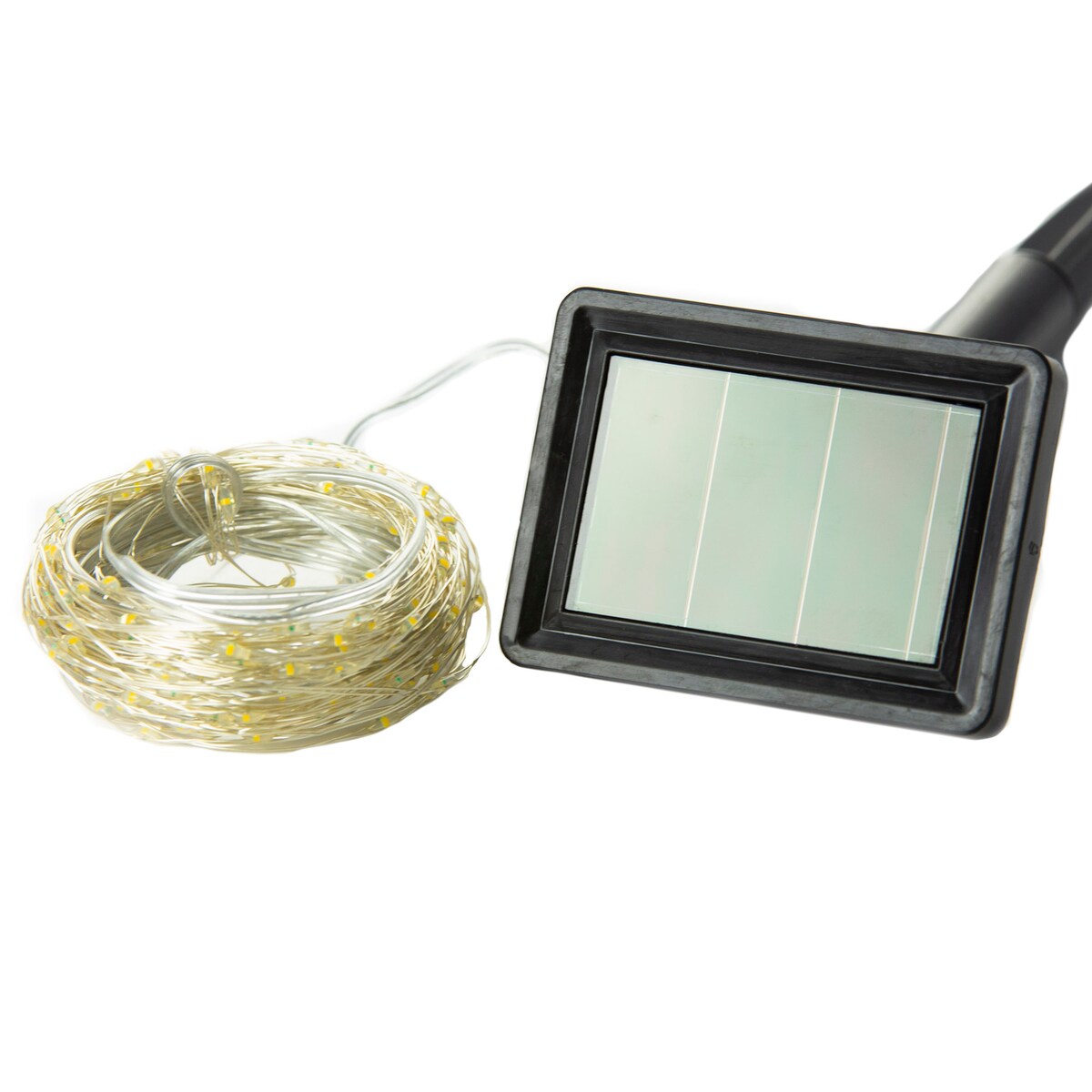 Lampki Ogrodowe 12 Metrów 200 Led Druciki Girlanda Zewnętrzna Solarna