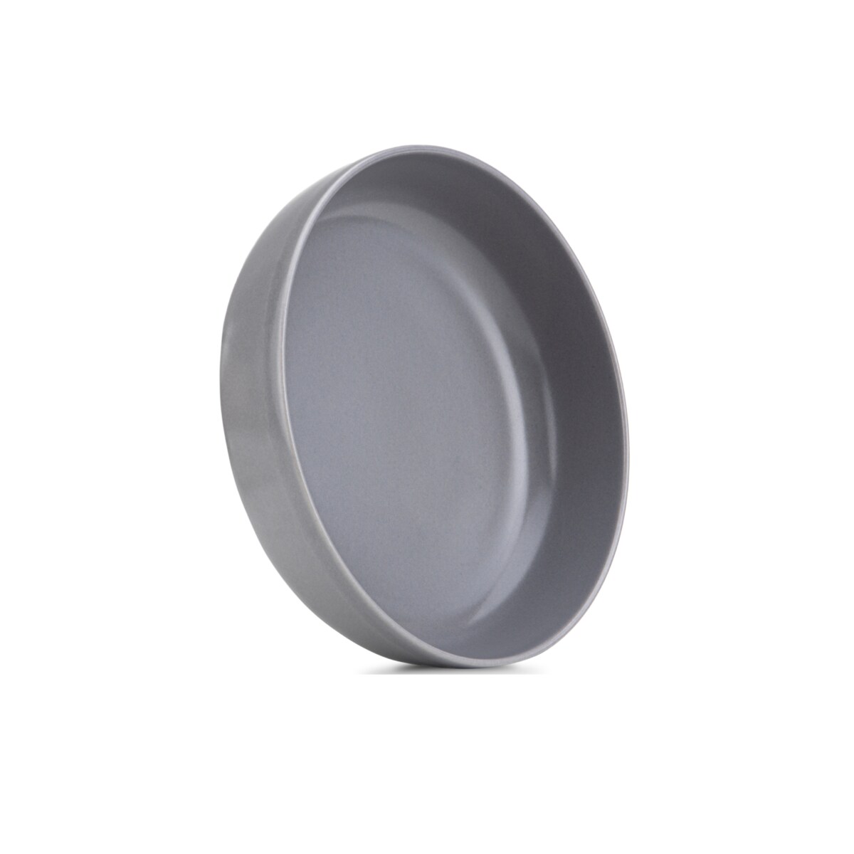 KONSIMO VICTO Zestaw obiadowy 6-osobowy biały/szary/czarny/jasnoszary (24 elementy)