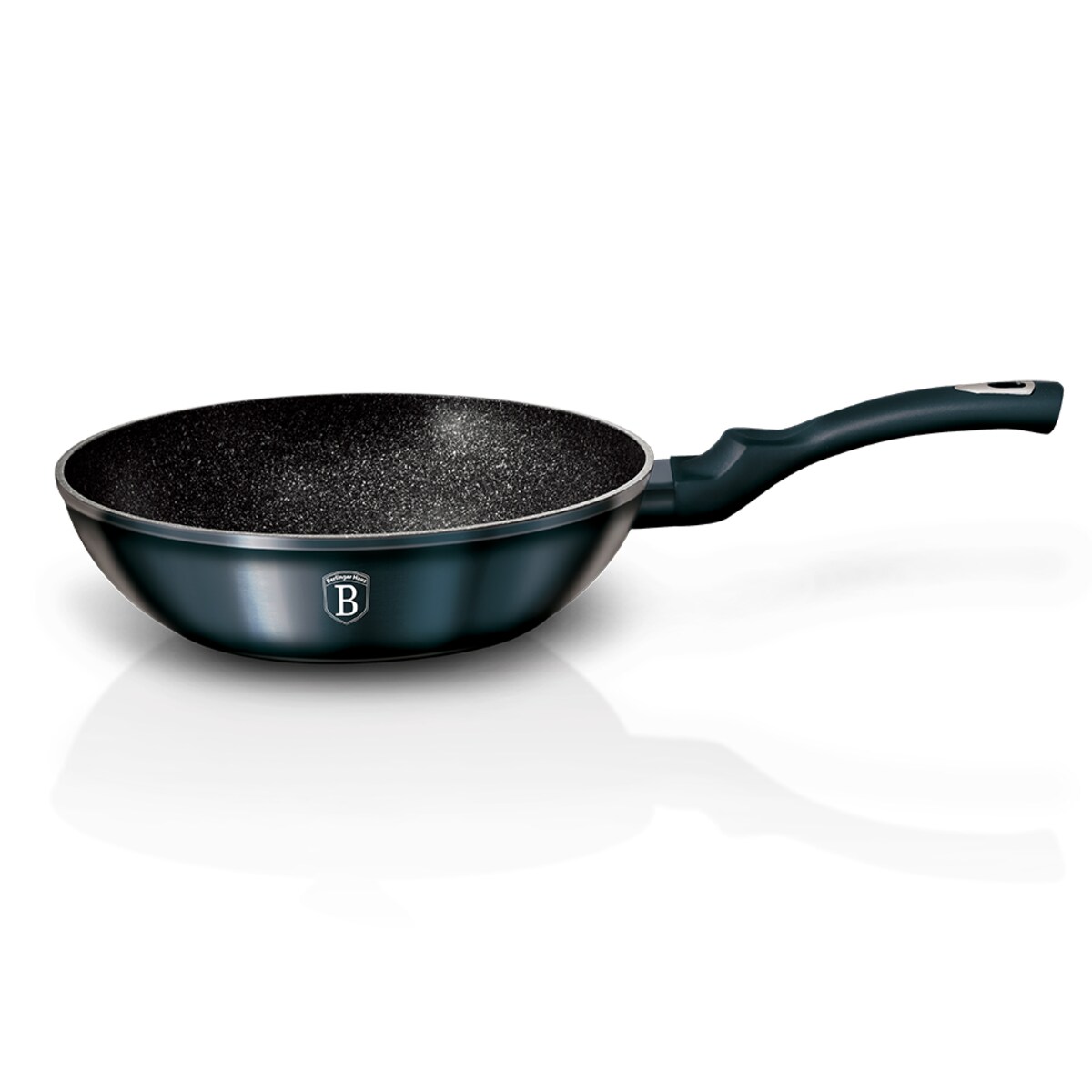 Wok z powłoką granitową 28cm BERLINGER HAUS Metallic Aquamarine