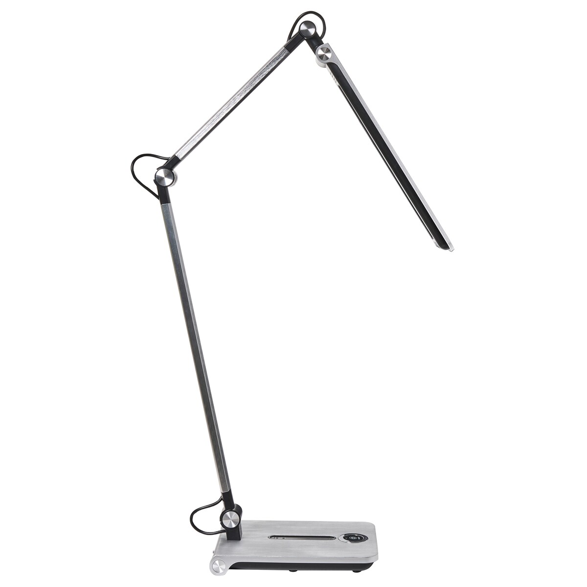 Lampa biurkowa LED AQUILA Ze ściemniaczem Srebrny