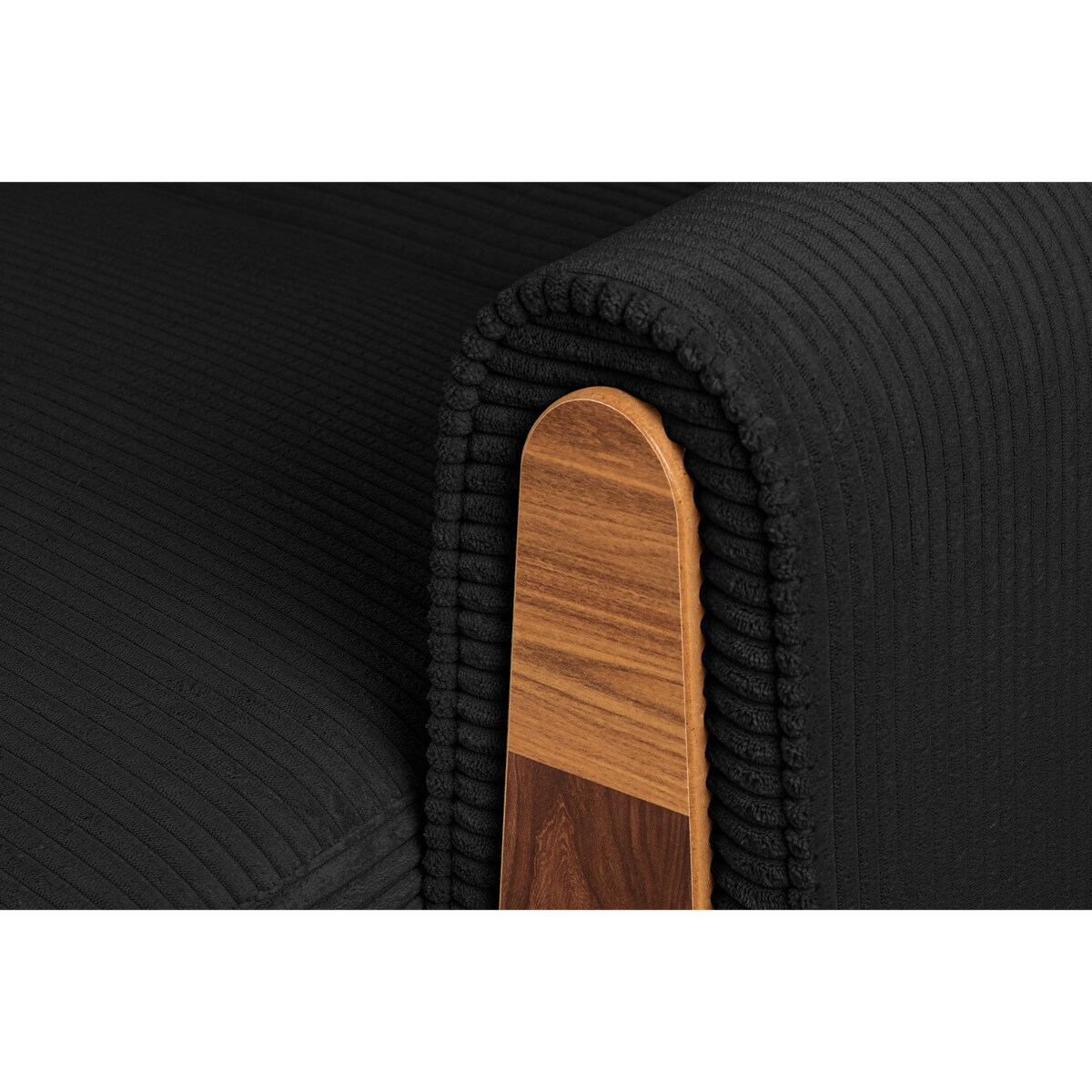 KONSIMO GUSTAVO II Sofa 3-osobowa, kolor czarny