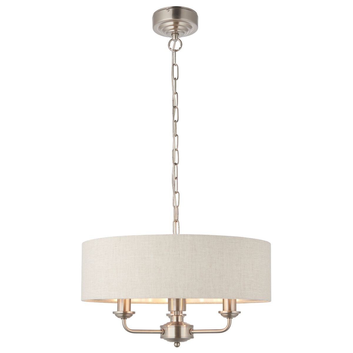 Żyrandol na łańcuchu Highclere 94361 Endon do jadalni chrom