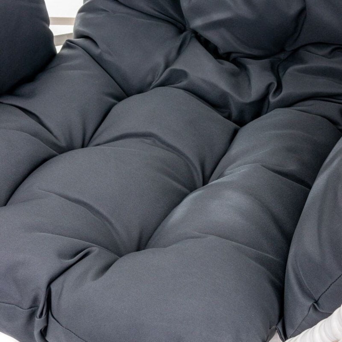 Fotel ogrodowy biały, rattanowy Malaga