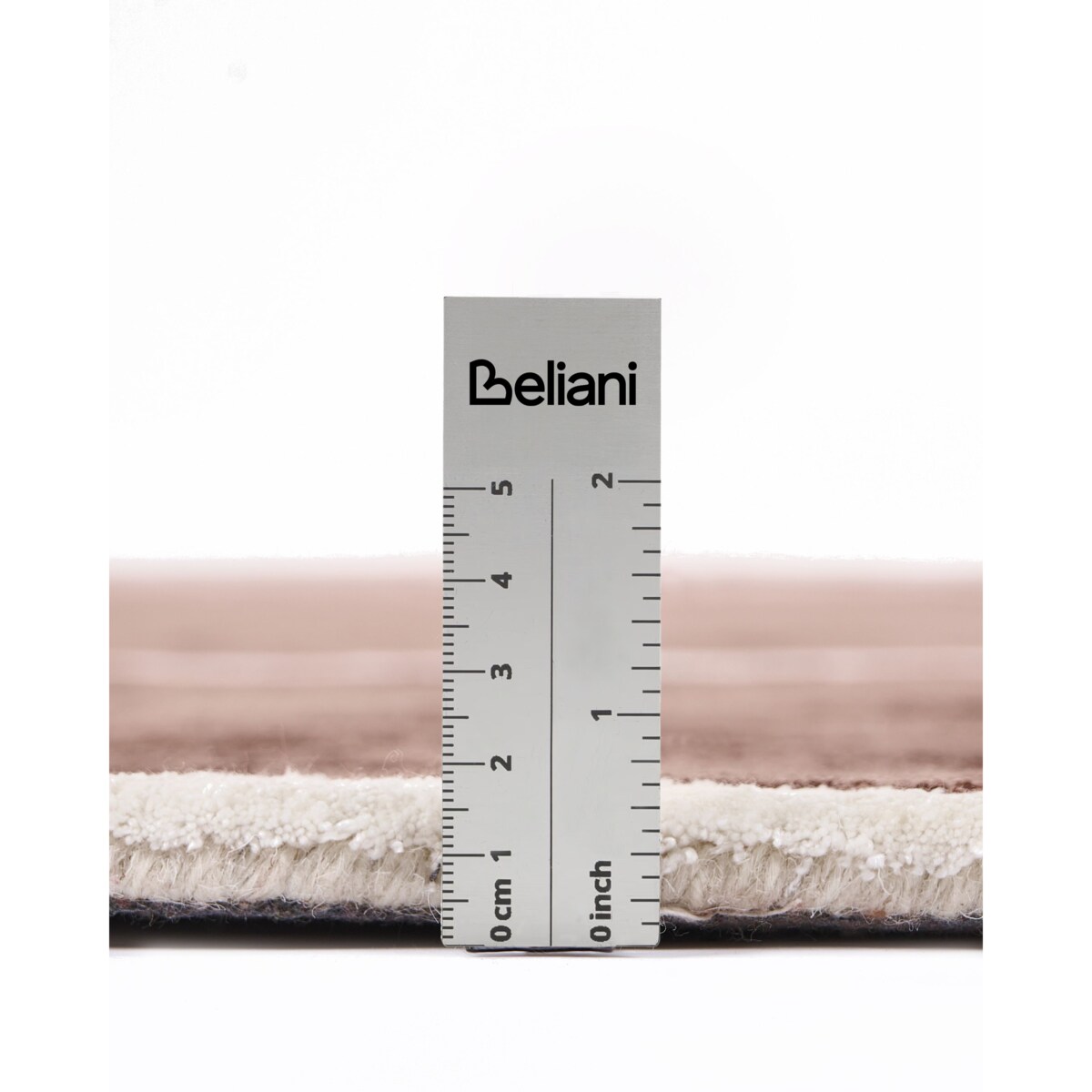 Dywan KANRACH Brązowy 200 x 200 cm Wiskoza