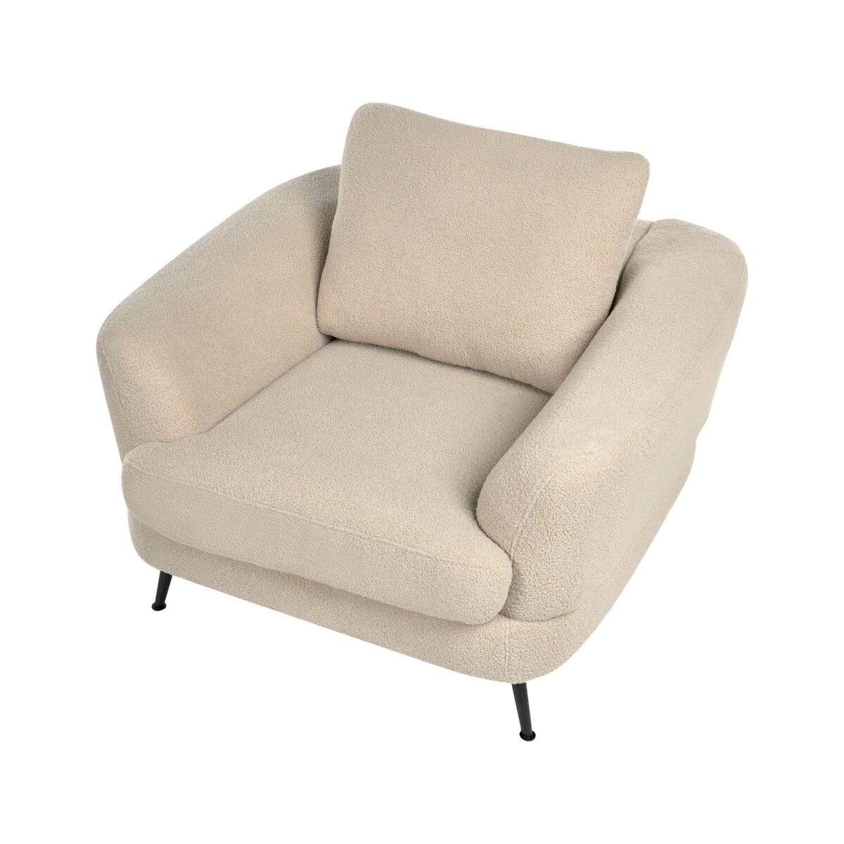 Fotel KJAER Boucle Jasnobeżowy