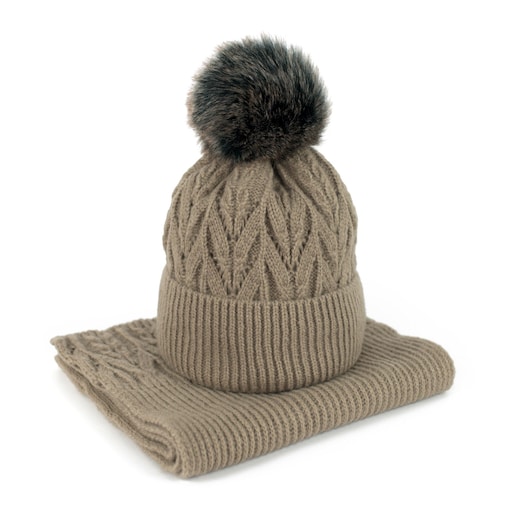 Komplet Łomnica Ciemny Beż Ciemny Beż, Uniwersalny