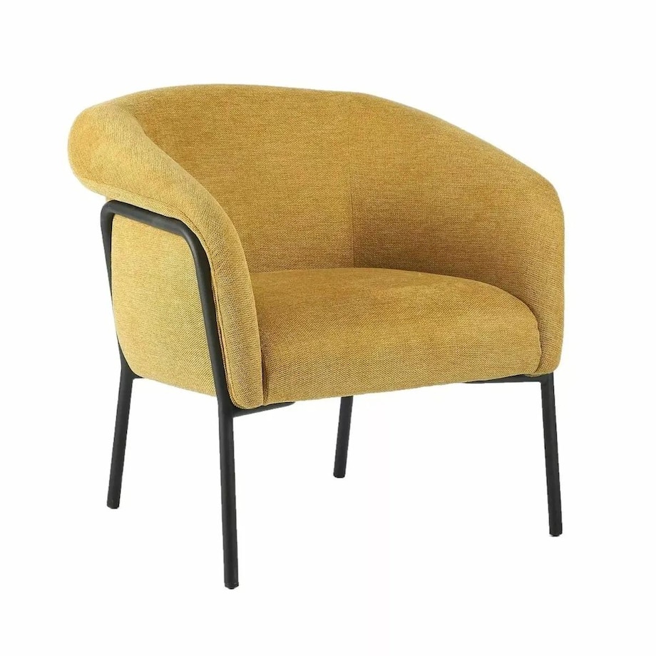 Fotel tapicerowany CLOLVER BREGO curry