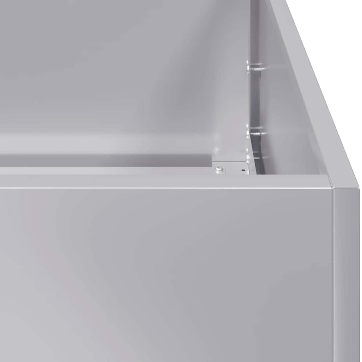 vidaXL Doniczka 120x80x40 cm Stal ocynkowana