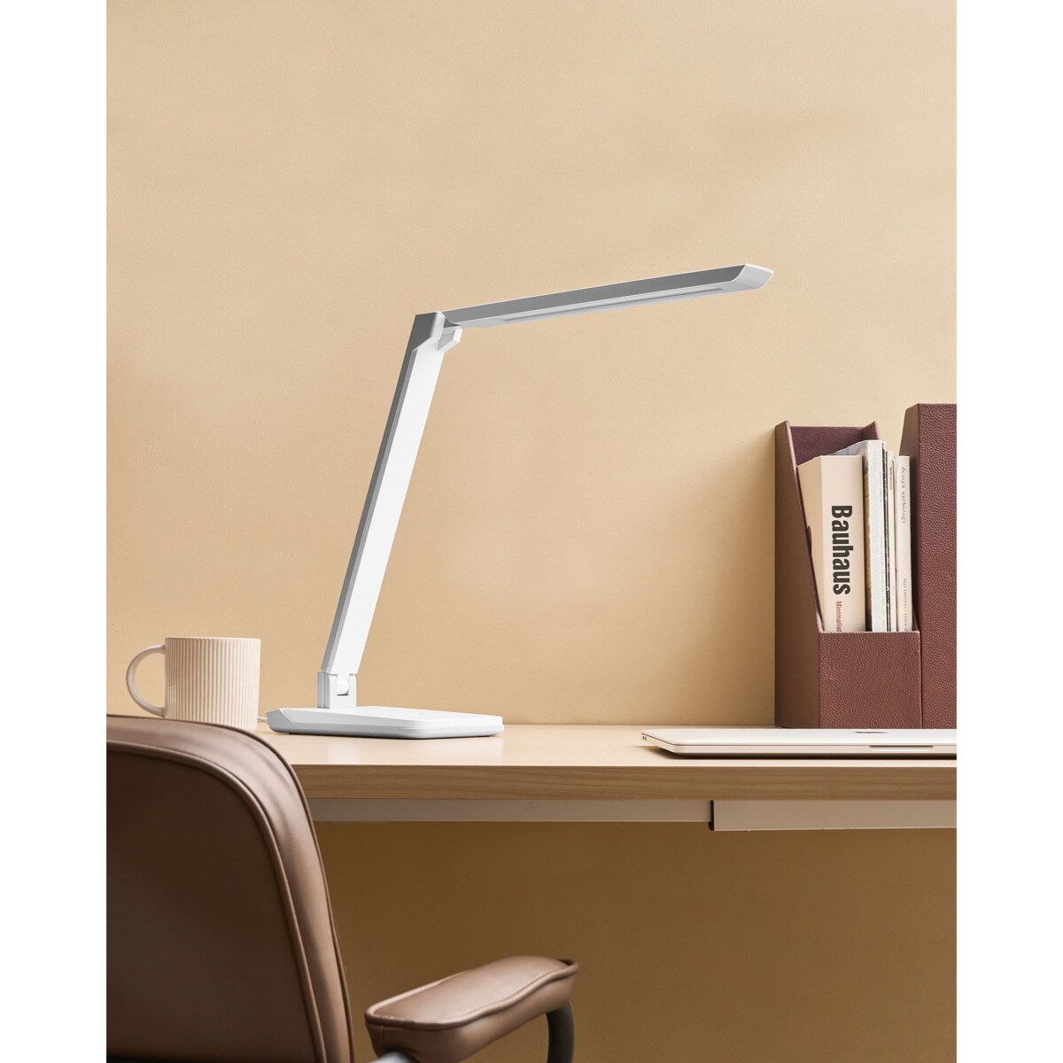 Lampa biurkowa LED PICTOR Ze ściemniaczem Biały