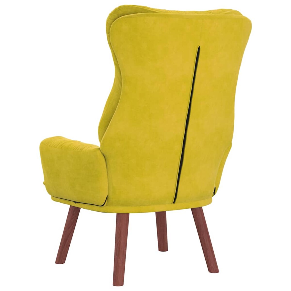 vidaXL Fotel relaksacyjny Żółty 69 x 74 x 93 cm Aksamit