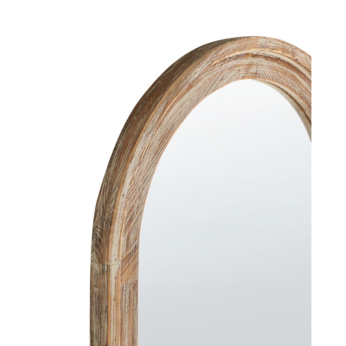 Lustro ścienne COIGNY 55 cm 170 cm Drewno jodłowe Jasnobrązowy