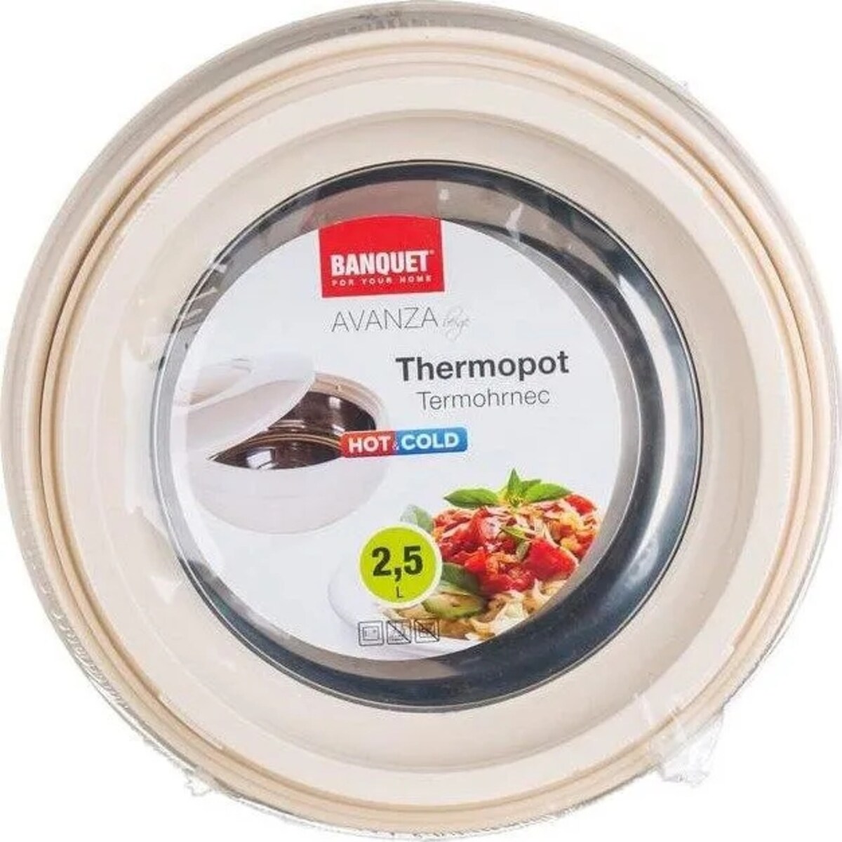 TERMOS OBIADOWY NA JEDZENIE pojemnik ciepły obiad ŻYWNOŚĆ wakacje 2,5 L