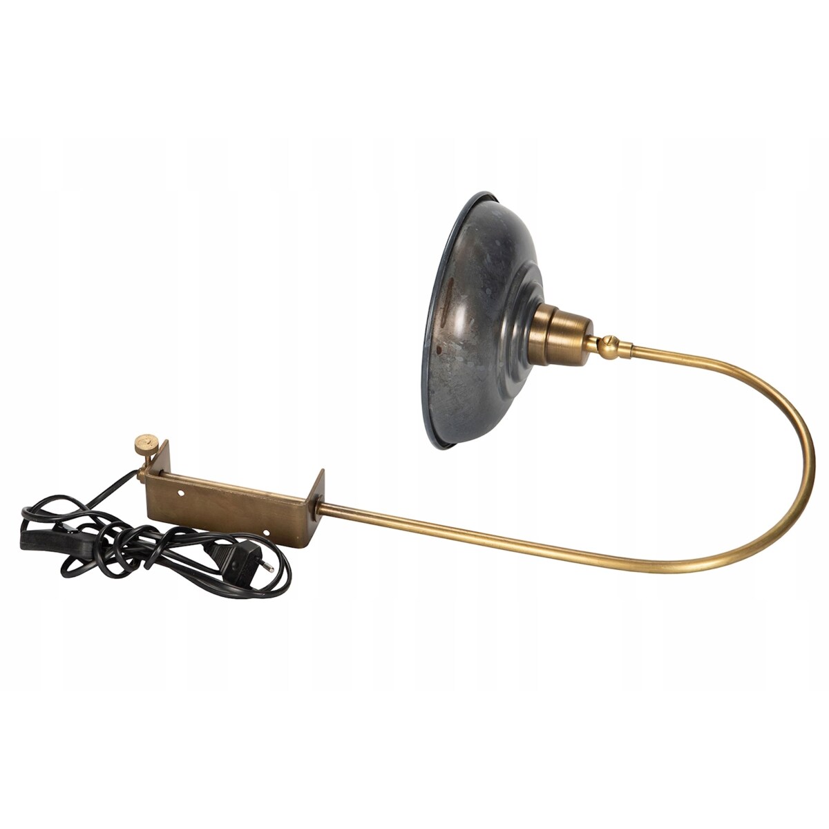 LAMPA KINKIET ŚCIENNA DO POWIESZENIA ZŁOTA SREBRNA METALOWA LOFT NOCNA
