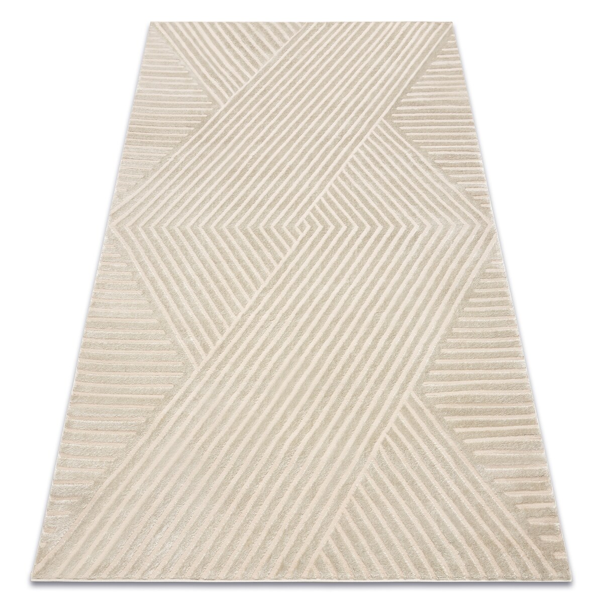 Dywan BALANCE 1503 taupe - Geometryczny, 140x190 cm