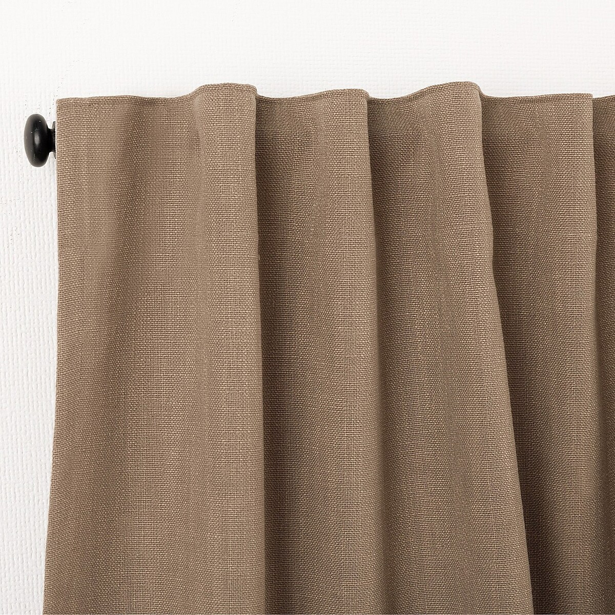 Zasłona gotowa na taśmie marszczącej 140x280cm light brown 1 szt. 140x280 brązowy