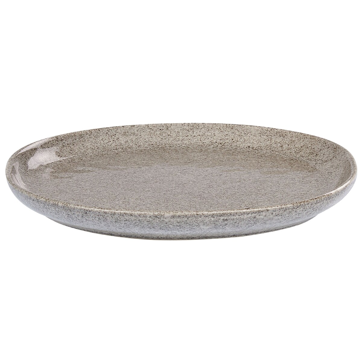 16-częściowy zestaw naczyń z kamionki szary COSTMARY