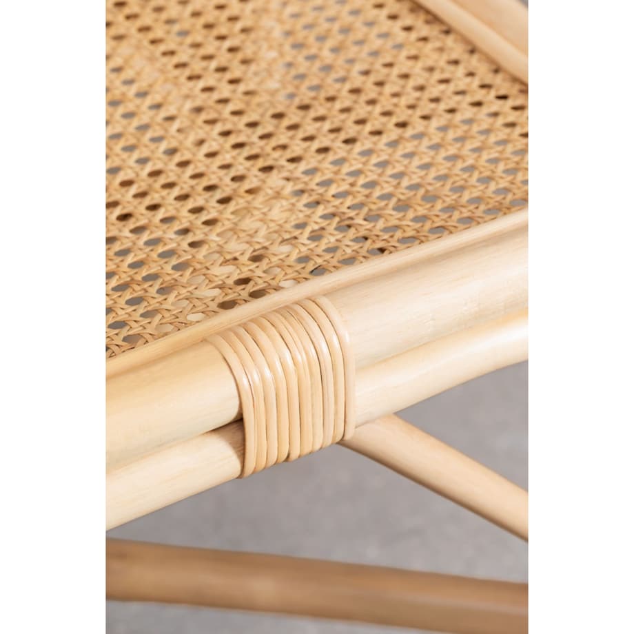 Krzesło rattanowe z plecionką wiedeńską naturalne