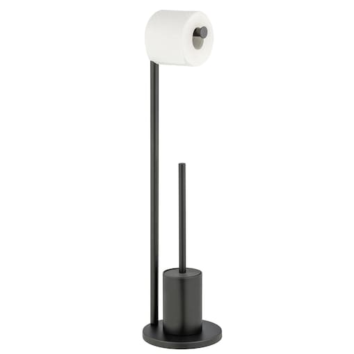 Stojak na szczotkę WC z uchwytem na papier 2w1 FERLA