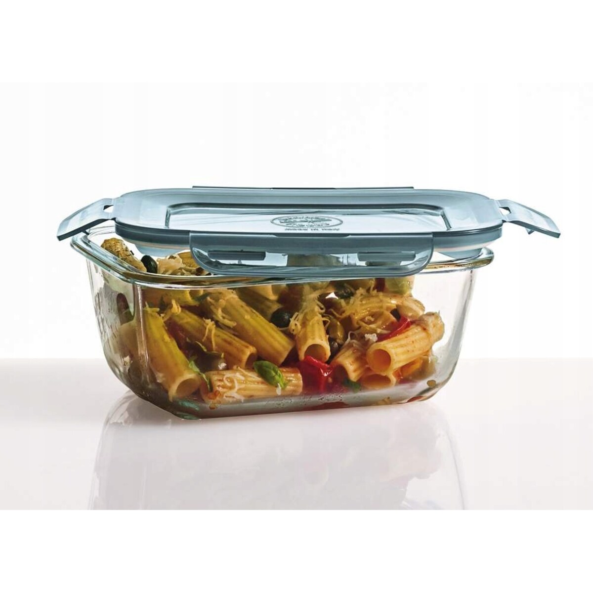 POJEMNIK SZKLANY BORMIOLI hermetyczny 1,4 L do lodówki lunch box jedzenie