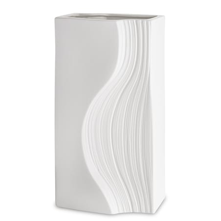 Wazon porcelanowy 35x17x12 cm PRINCIPE biały