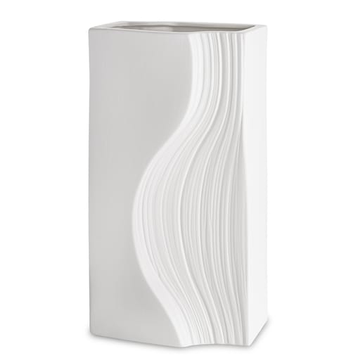 Wazon porcelanowy 35x17x12 cm PRINCIPE biały