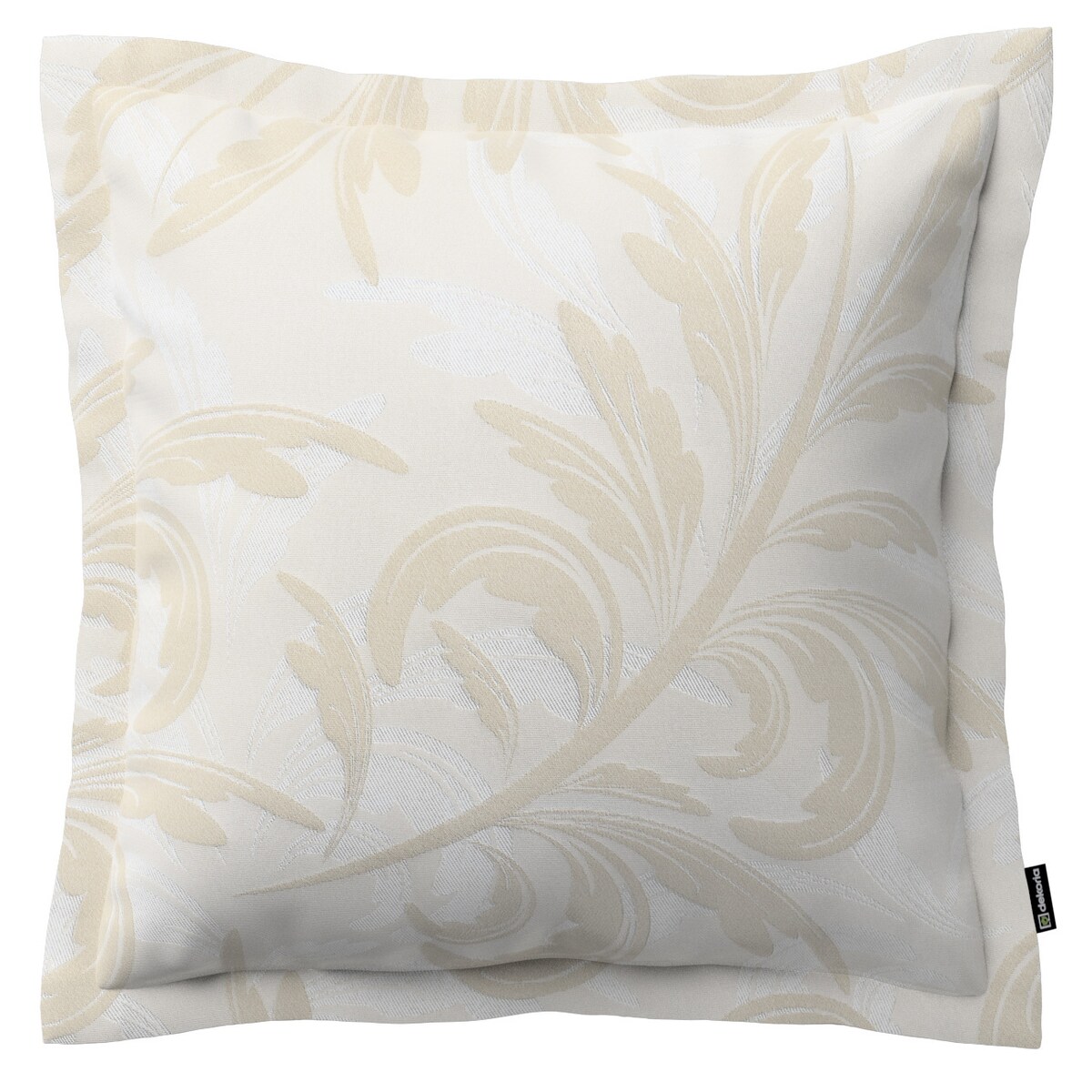 Poszewka Mona na poduszkę 45x45 ecru liście akantu