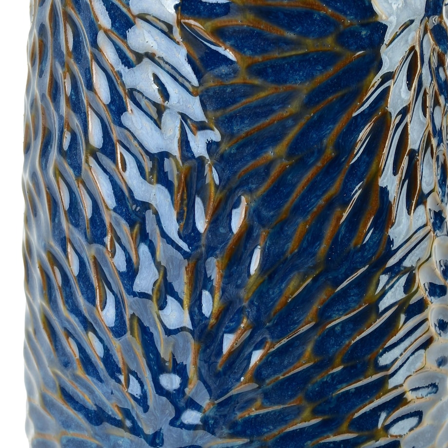 YARINE BLUE Świecznik 11x10x25cm