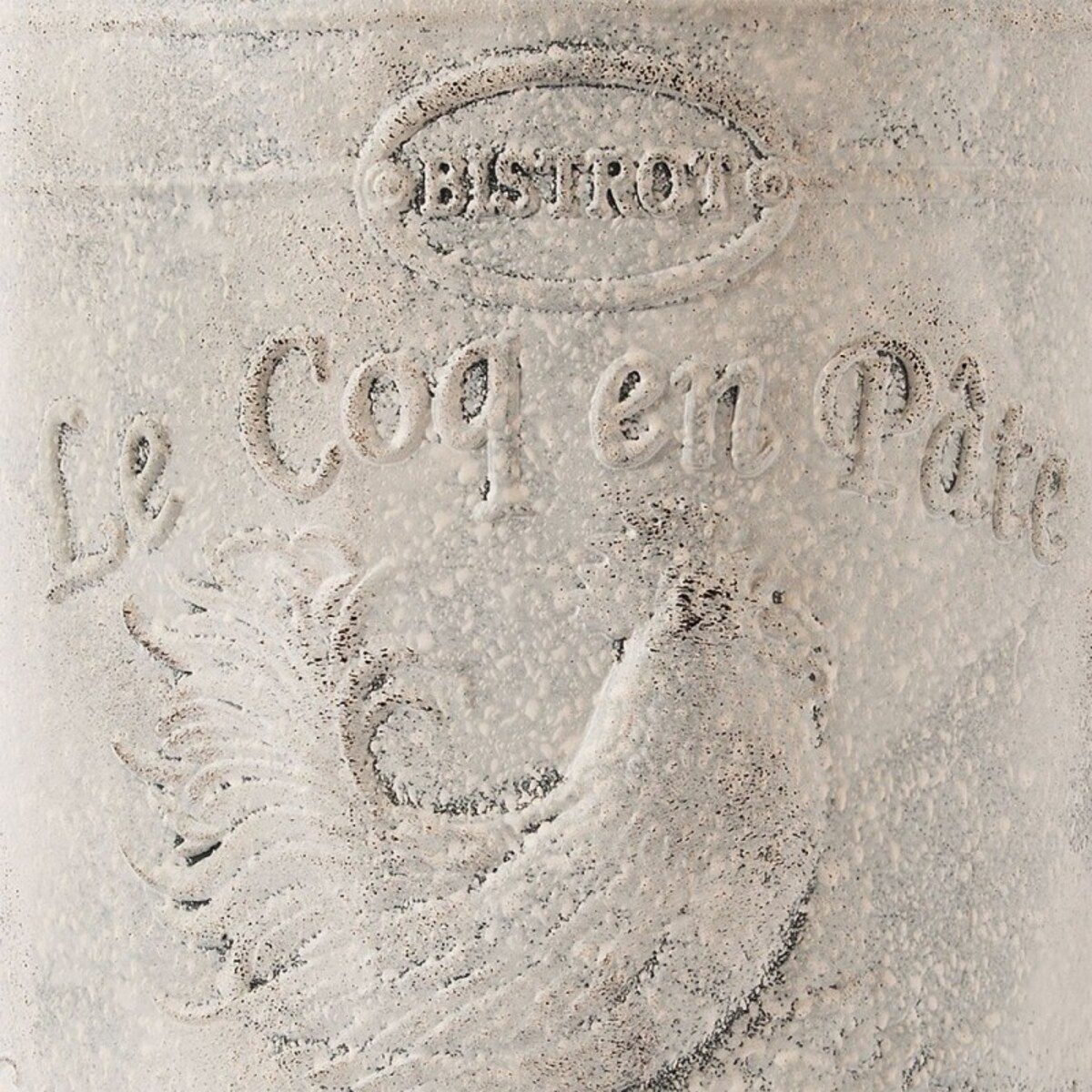 Kosz na śmieci metalowy, postarzany Le Coq