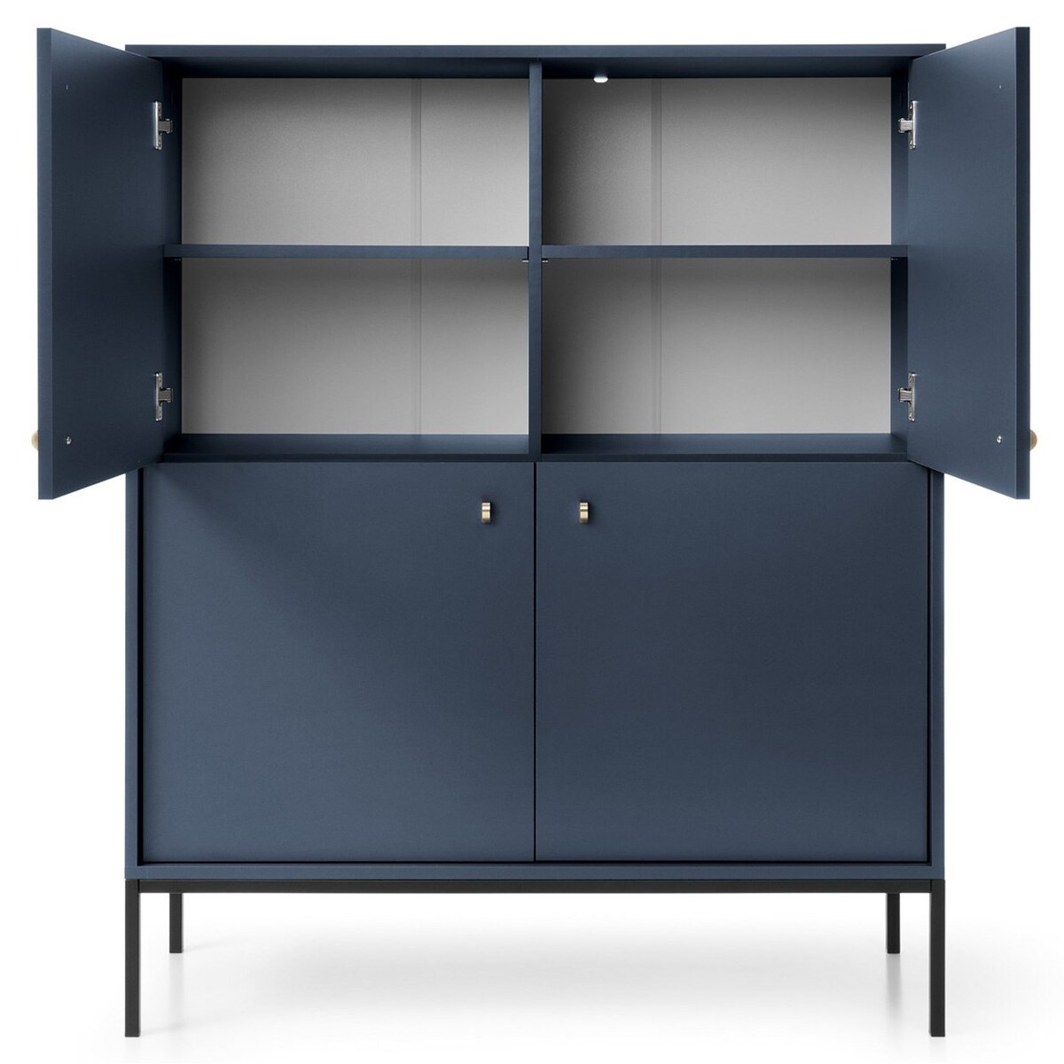 Komoda Evora wysoka granatowa