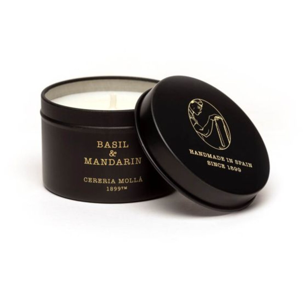 Świeca podróżna Basil & Mandarin Cereria Molla