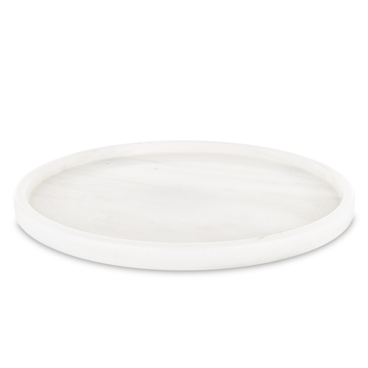 Taca dekoracyjna okrągła marmurowa 25x25 cm TREI